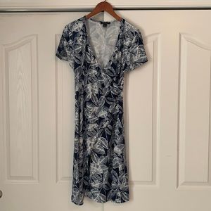 Super soft faux wrap dress size small